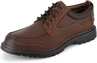 DOCKERS Mens Overton Leather Rugged Casual Oxford Shoe with Stain Defender - Wide Widths Available