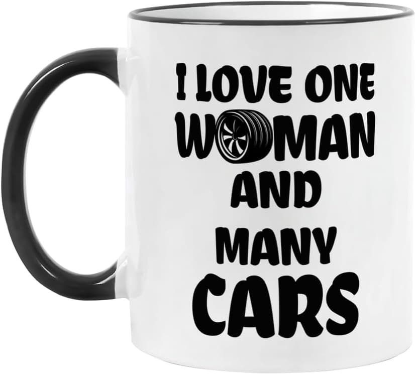 Funny Gifts for Car Lover, Car Guy Coffee Mug, Valentine's Day Birthday Christmas Mug Gifts for Mechanic Husband Boyfriend Him, Gearhead Tea Cup 11 OZ B0DF7NW26D