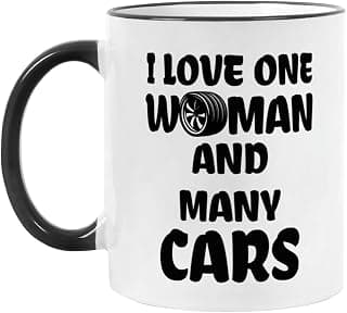 Funny Gifts for Car Lover, Car Guy Coffee Mug, Valentine's Day Birthday Christmas Mug Gifts for Mechanic Husband Boyfriend Him, Gearhead Tea Cup 11 OZ B0DF7NW26D
