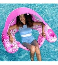 SLOOSH Inflatable Pool Floats Adult,2 Packs Floating Lounge Chairs,Blow up Pool Noodles for Adult Heavy Duty,Floating Chair for Party Summer Water Beach Lake Fun