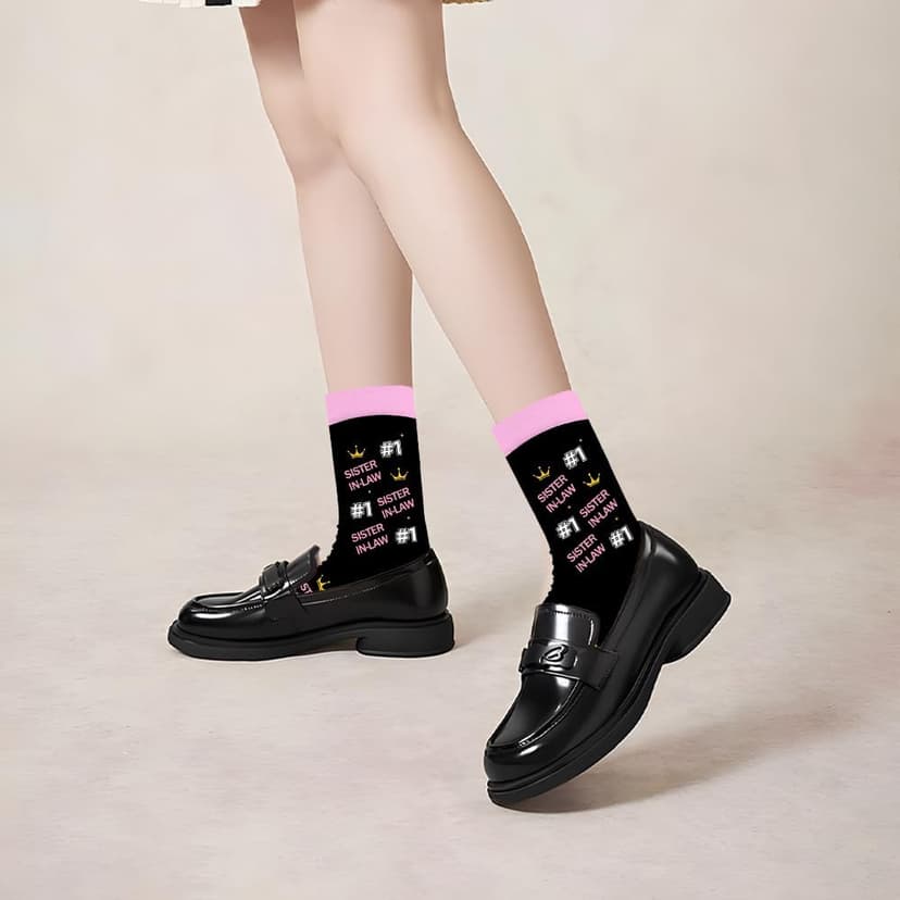 Gifts for Sister-in-Law - Christmas Birthday Mother's Galentines Valentines Day Graduation Mothers Day Sister in Law Gifts,Best Sister-in-Law Gift,Stocking Stuffer,Sister in Law Socks