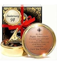 Infinity Love Candle Holder Statue with Flickering LED Candle for Couples, Wife, Husband, Him or Her, Bridal Shower, Engagement, Parents, Registry