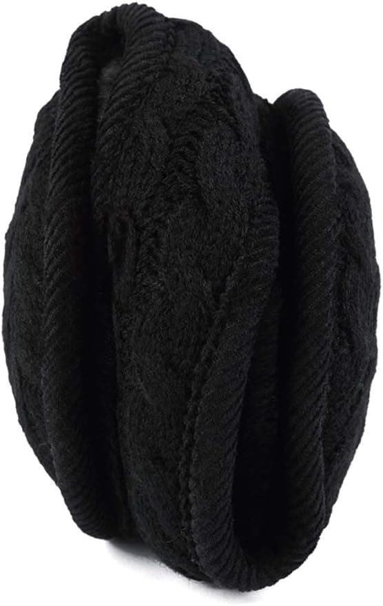 Surblue Unisex Warm Knit Earmuffs Ladies Outdoor Cashmere Winter Pure Color Fur Earwarmer