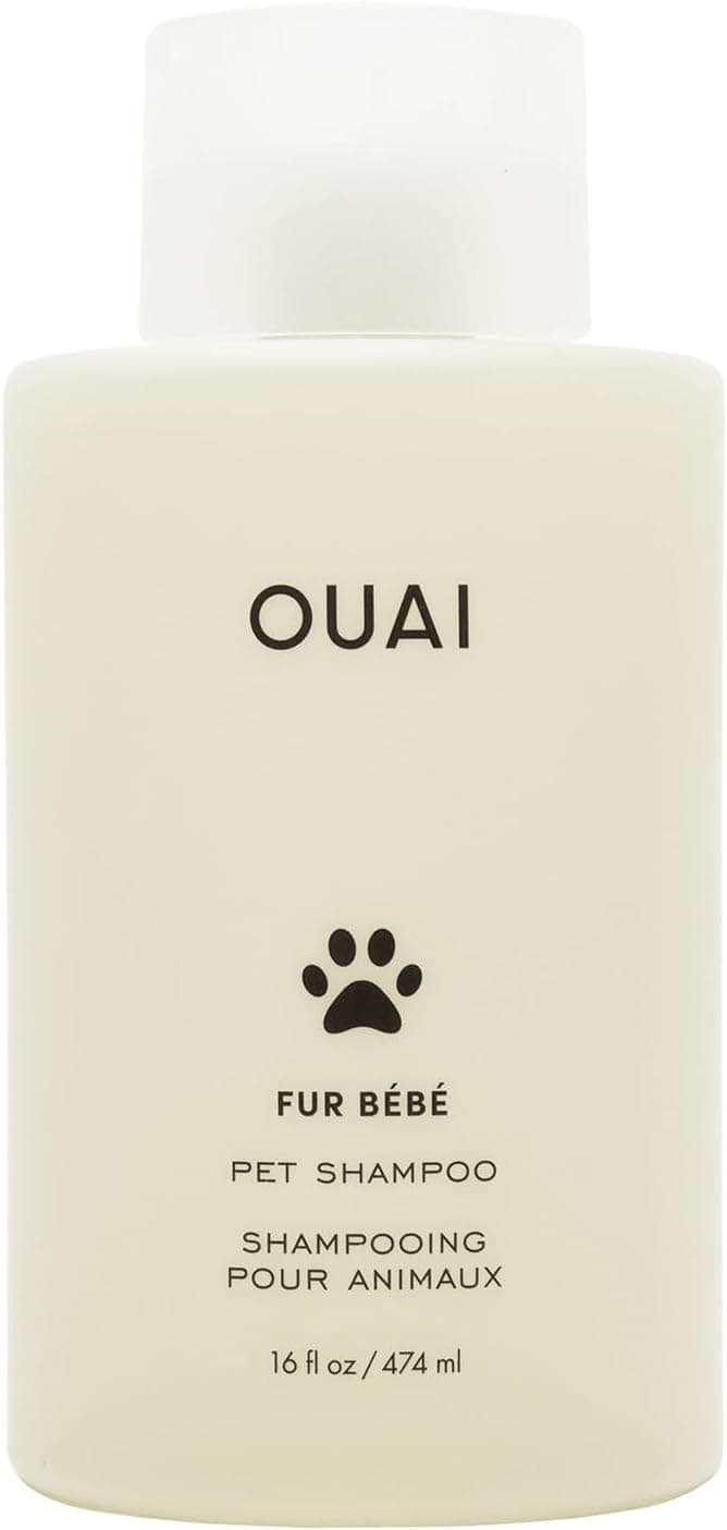 OUAI Fur Bébé Pet Shampoo, Mercer Street Scent - Dog Shampoo and Coat Wash for Hydrating, Cleansing and Adding Shine - Pet Supplies by OUAI (16 Fl Oz)