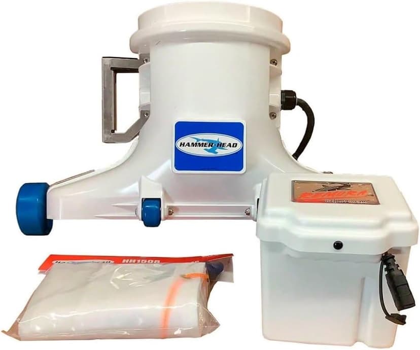 Hammerhead Remora XR1600 Portable Pool Vacuum | Cordless Commercial Pool Cleaner with 21" Head, 25ft Float Cable, Wearable LiFePO4 Battery Pack, and G5 Charger – Made in USA