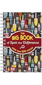Large Print Memory Puzzles: 175+ Puzzles and Activities for Adults to Exercise Memory and Improve Focus - Includes Spiral Bound / Lay Flat Design and ... Font for Easy Reading (Brain Busters) 1646385039