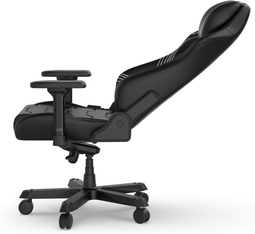 DXRacer Master XL Video Gaming Chairs for Adults, Ergonomic Reclining Computer Gaming Chair, Racing Style Height Adjustable (EPU Leatherette, Black Line)