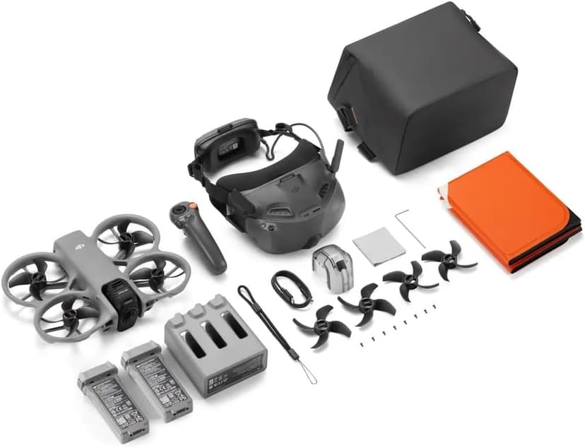 DJI Avata 360 Motion Fly More Combo, 360° Drone With 1-Inch 8K 360° Imaging, 360° Camera Drone With Propeller Guard. Includes Goggles N3 and RC Motion 3 for Intuitive Motion Control 1 year NYC Care Plan and more