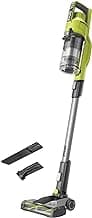 RYOBI 18 V ONE+ RSV18-0 Cordless Floor Vacuum Cleaner (30 AirWatt Suction Power, 820 l/min Airflow, 24 cm Wide Floor Nozzle, without Battery and Charger), Green