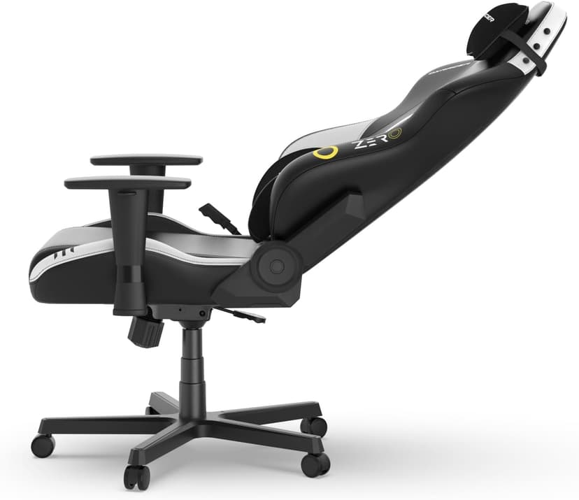 DXRacer Drifting L Ergonomic Video Gaming Chair with Lumbar Support and Headrest, Office Reclining Computer Chair for Adults (EPU Leatherette, Zero)