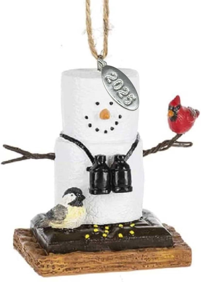 2025 Smores Ornament, Birdwatcher Gifts, Cardinal Christmas Ornaments, Bird Ornament, Includes Hangtag w Year, Comes in Gift Box