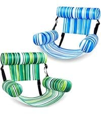 SLOOSH Inflatable Pool Floats Adult,2 Packs Floating Lounge Chairs,Blow up Pool Noodles for Adult Heavy Duty,Floating Chair for Party Summer Water Beach Lake Fun