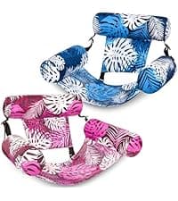 SLOOSH Inflatable Pool Floats Adult,2 Packs Floating Lounge Chairs,Blow up Pool Noodles for Adult Heavy Duty,Floating Chair for Party Summer Water Beach Lake Fun