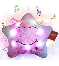 Musical Star Plush Sensory Light Up Newborn Autism Toys - Twinkle Twinkle Little Star Sensory Toys for Autistic Children