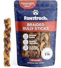 Pawstruck 2-in-1 Collagen Wrapped Jerky Natural Treats for Dogs - 5 Rings - Limited Ingredient Grain Free for Small, Medium, and Large Dogs