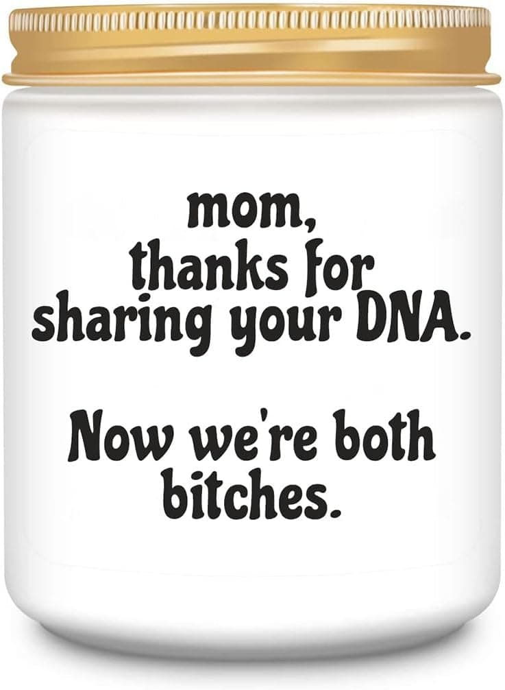 Funny Birthday Gifts for Mom,Mom Gifts from Daughter Son,Unique Mothers Day Thanksgiving Christmas Gift Lavender Scented Candles for Women