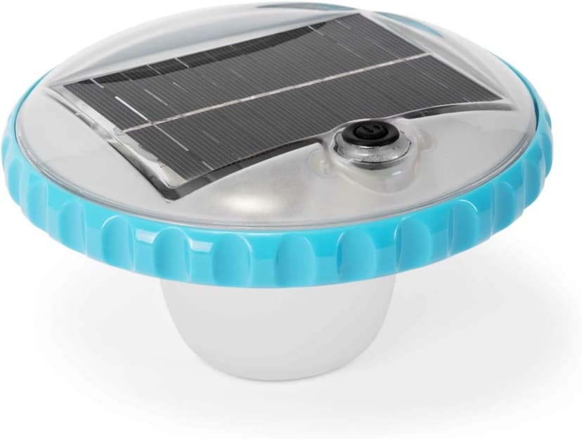 Intex 28690E Solar Powered LED Floating Light with Auto On and Auto Off, Color Changing and Static White Mode Swimming Pool Party Lights