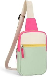 Preppy Kids Crossbody Sling Bag Purse, Halloween Boo Basket Christmas Stocking Stuffers Gifts for Kids Tween Girls Fashion Birthday Gifts for 8 9 10 11 12 Year Old Teen Girls Trendy Stuff Fanny Pack B0DJJK7S15