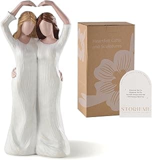 Gifts for Best Friends Women: Soul Sister Friendship Bestie Birthday Gift - Unique Present for Sisters from Sister Resin Figurines