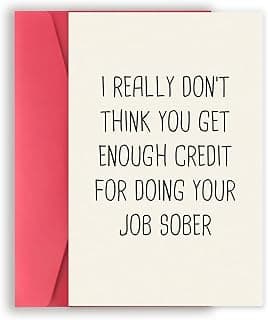 Funny Boss Day Card Gift, Best Retirement Card Gifts for Woman Men, Just Because Card for Him Her, Heartfelt Thank You Card for Coworker Work Friend Leader