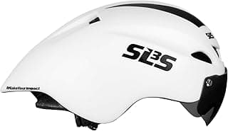 SLS3 Triathlon Helmet - Aero Bike Helmet with Removable Shield Visor Time Trial TT - Lightweight Aero Helmet Triathlon Road Cycling Helmets Men/Women - One Size 22-24 Inches