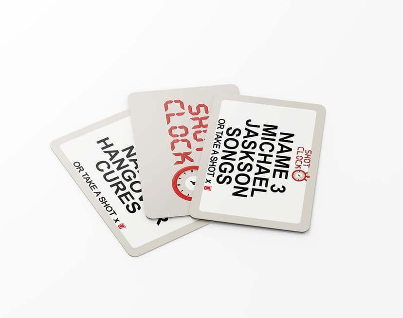 Shot Clock - Black Owned Drinking Card Games for Adults Urban Trivia Game - Great Drinking Games for Adults Party Shots A Fast Moving Intoxicated Card Game