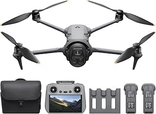 DJI Mavic 4 Pro Fly More Combo with DJI RC 2, Flagship Tri-Camera Drone with 100MP 4/3 CMOS Hasselblad Camera, 30km/18.6mi Video Transmission, 51-Min Max Flight Time, Charging Hub, and More