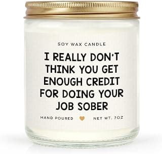 Birthday, Leaving Farewell Gifts for Coworkers, Work Bestie, Manager - Handmade Lavender Scent Natural Soy Wax Candle 7oz SteadStyle Bosses Day Gifts for Women Men, Best Boss Gifts for Boss Lady B0FDB3T8TS