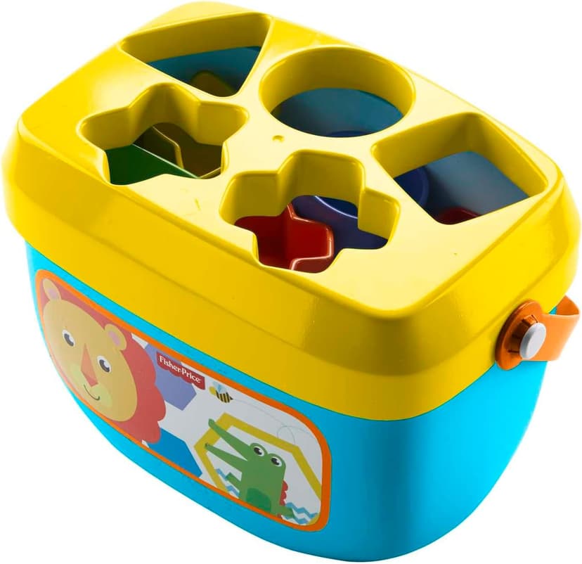 BPA-free plastic,ASTM F963 compliant, sorting + stacking skills, 10 blocks + bucket, no batteries Fisher-Price Baby's First Blocks, Ages 6+ Months B01NCUSC7V