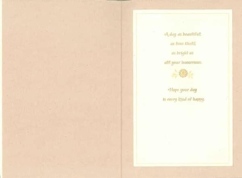 Hallmark Wedding Card (Mr. & Mrs.)