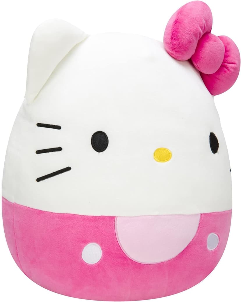 Squishmallows Hello Kitty Pink Bow & Shorts 14-Inch Plush - Sanrio Ultrasoft Stuffed Animal Large Plush Toy, Official Kellytoy Plush