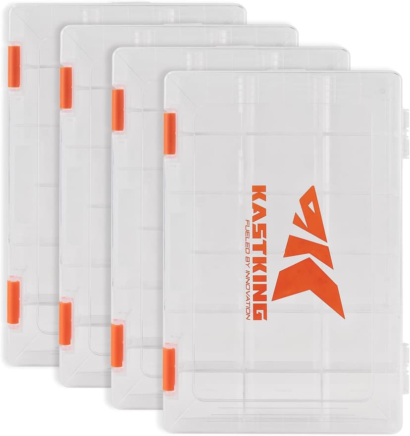 KastKing Karryall Fishing Tackle Bags with 4 * 3600 Tackle Trays - Saltwater & Freshwater Fishing Gear Storage