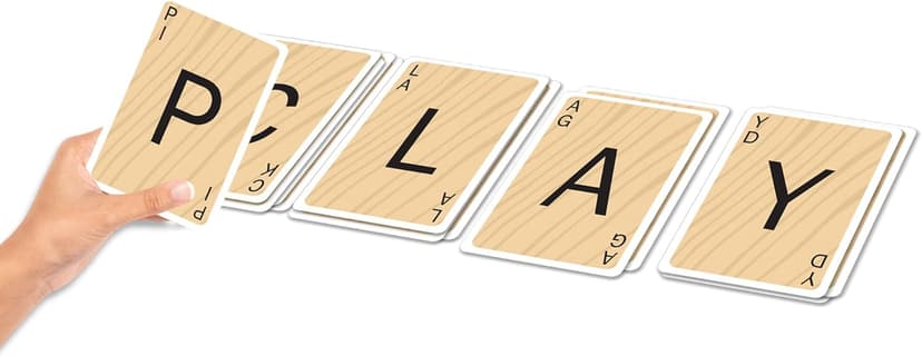 Scrabble Slam Card Game The Original 2000's Mega Hit, Fast-Paced Card Game Version of Scrabble, for 2 to 4 Players, Ages 8+