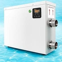 Electric Pool Heater for Inground & Above Ground Pools 11KW 220V, Hot Tub Heaters with Digital Touch Screen, SPA Water Thermostat Swimming Pool Warmer