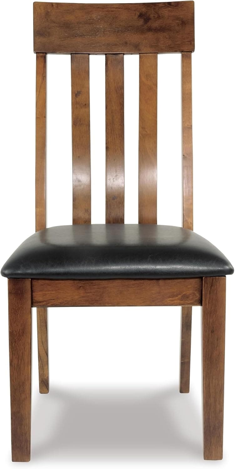 Signature Design by Ashley Ralene Rake Back 19" Dining Room Chair 2 Count, Medium Brown