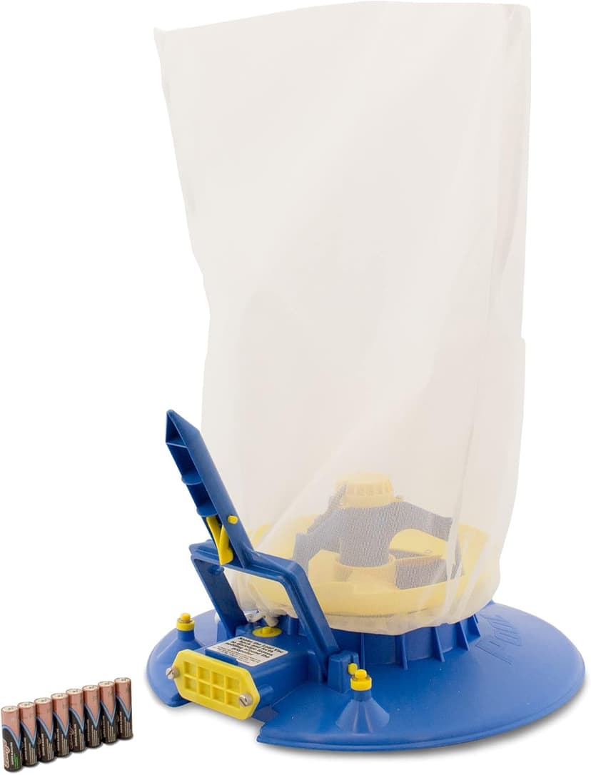 POOL BLASTER Leaf Vac Cordless Hoseless Pool Leaf Vacuum & Skimmer, Battery-Powered Swimming Pool Leaf Catcher with Heavy Duty Mesh Bag, for Inground and Above Ground Pools, by Water Tech