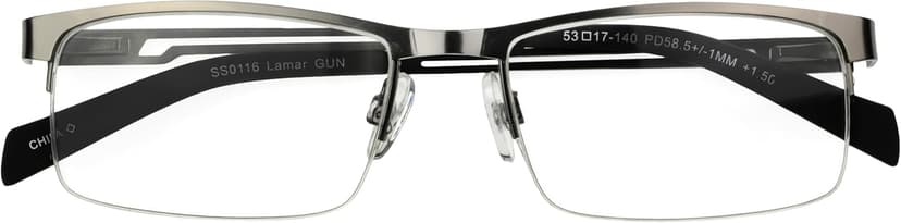 Foster Grant Men's Lamar Square Reading Glasses