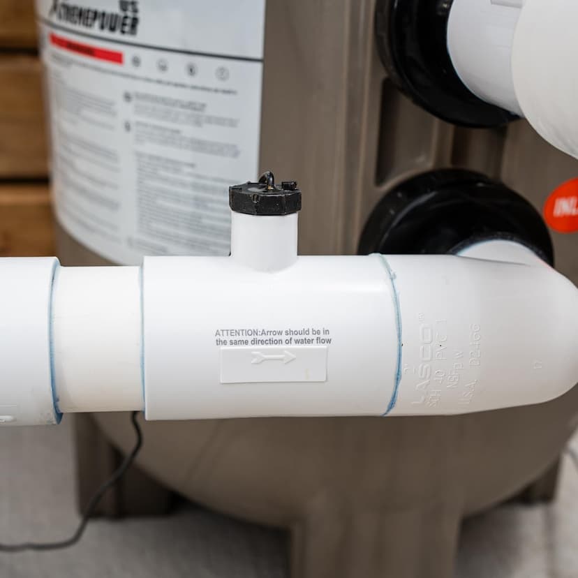 XtremepowerUS Saltwater Pool Chlorine Generator Salt Water Up to 40,000 Gallons Pools Chlorinator Flow Switch 40K Salt Chlorine w/Cleaning Stand