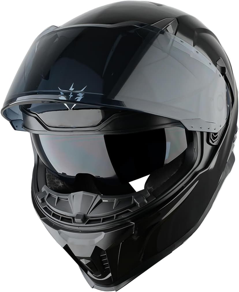 1Storm Motorcycle Full Face Helmet for Adults Men and Women Street Bike Racing Helmet DOT Approved with one Extra Clear Shield