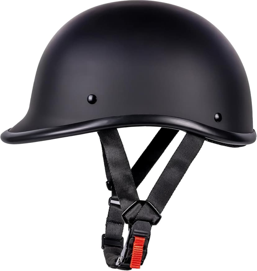 Retro Style Motorcycle Half Helmet - Classic Design Half Motorcycle Helmet, DOT Certified