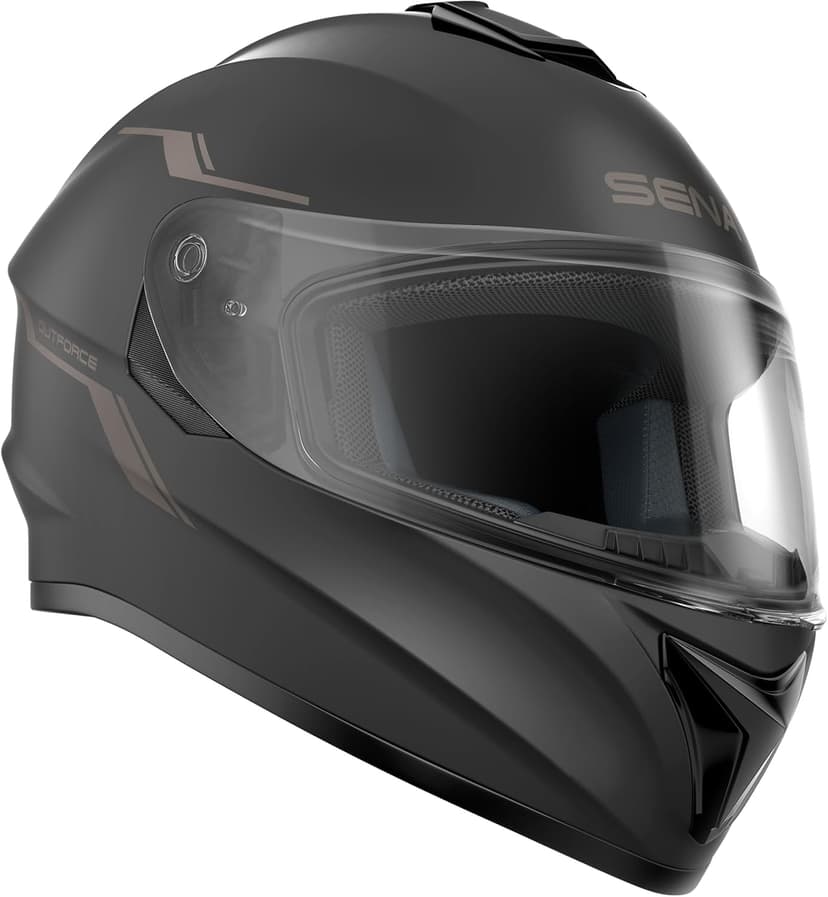 Sena OutForce Smart Helmet Full Face (Matt Black, Medium) (OUTFORCE-MB00M - SP85