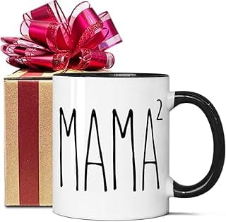 VLUG Promoted to Mom Again Mug, New Mom to Be Again Gifts, Mama of Two Kids Mug, Pregnancy Announcement Gift for 2026 Mother, New Great Mamas Mugs, Baby Shower Mothers Day Gifts