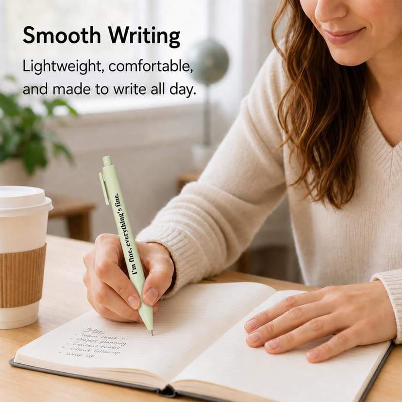 Black Ink Pens with Sayings; Sarcastic Gifts and Funny Office Gifts for Coworkers on Birthdays, at Work or for Appreciation Funny Pens for Adults, 10 Pcs Sarcastic Pens and Coworker Gifts for Work B0GY5CH68Z