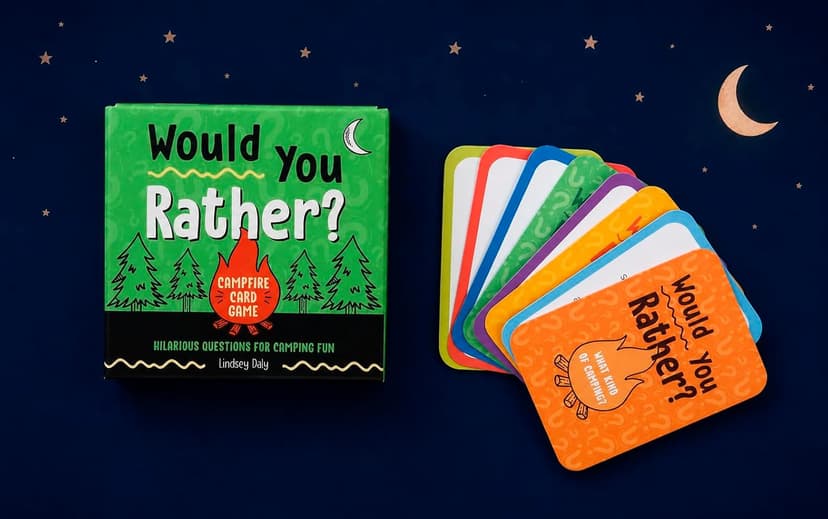 Would You Rather? Campfire Card Game: Hilarious Questions for Camping Fun and Outdoor Adventures B0G8XNNYVC
