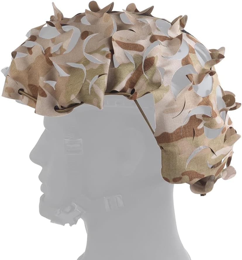 Tactical Fast Helmet PJ BJ MH Breathable Mesh Camo Tactical Helmet CoverTactical Gear Fast Helmet Cover in Size M/L