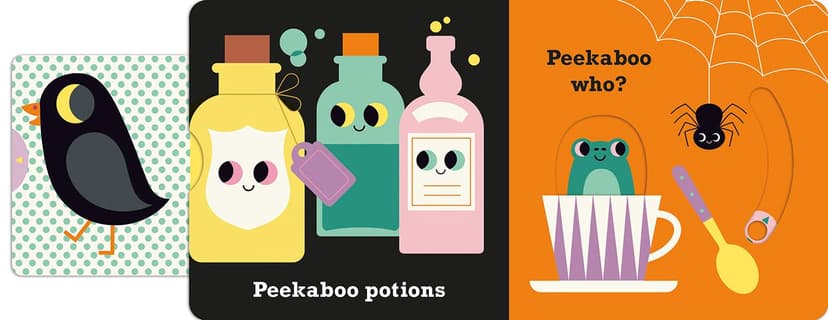 Peekaboo: Pumpkin: (An Interactive Board Book for Babies & Toddlers with Mirror & Sliders to Push, Pull, or Turn. Cute Halloween Artwork Includes a Bat, Black Cat, Witch, & More.) (Peekaboo You) 1536229814