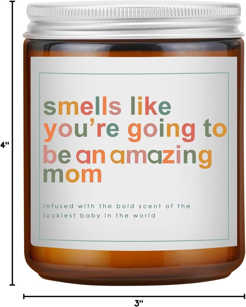 Mothers Day Gifts for Mom,New Mom Gifts,Gift for New Moms,Mothers Gift After Birth-7 OZ Lavender Soy Wax Candle