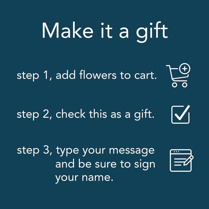 Benchmark Bouquets - Flowering Fields (Glass Vase Included) - Fresh Flowers for Delivery - Gift for Birthday, Anniversary, Sympathy, Get Well, Congratulations, Thanksgiving, Christmas