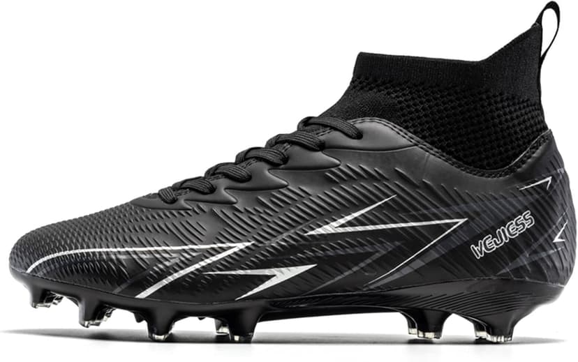 lozoye Indoor Soccer Cleats Mens Womens Turf Soccer Cleats Wide Socer Shoes FG AG TF High Ankle Football Boots