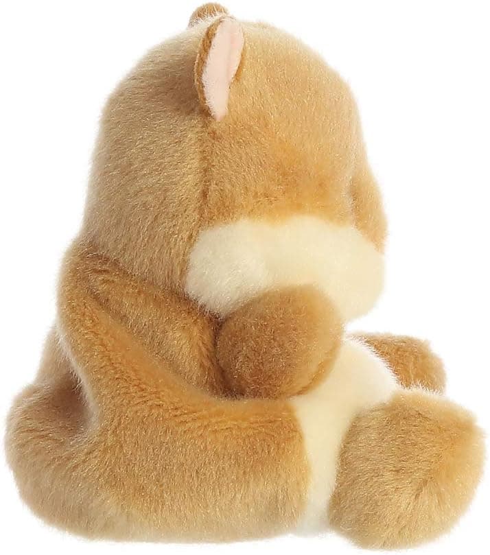 AURORA Palm Pals, Happy The Hamster Soft Toy, 33484, 5 inches, Beige